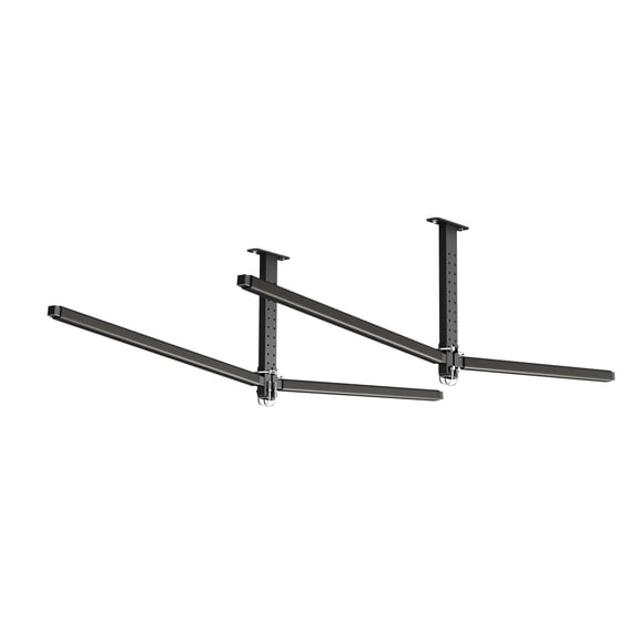 2-Kayak Ceiling Mount Rack, 250 lb Heavy Adjustable for Garage, Canoe, Ladder, Surfboard, Paddleboard