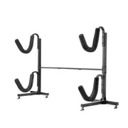 Rad Sportz Vertical 2-Kayak Storage Rack with 175lbs Capacity Black