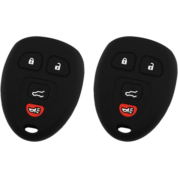 2 Key Fob Keyless Entry Remote Cover Protector for Buick Cadillac GM Chevy Saturn 15913416