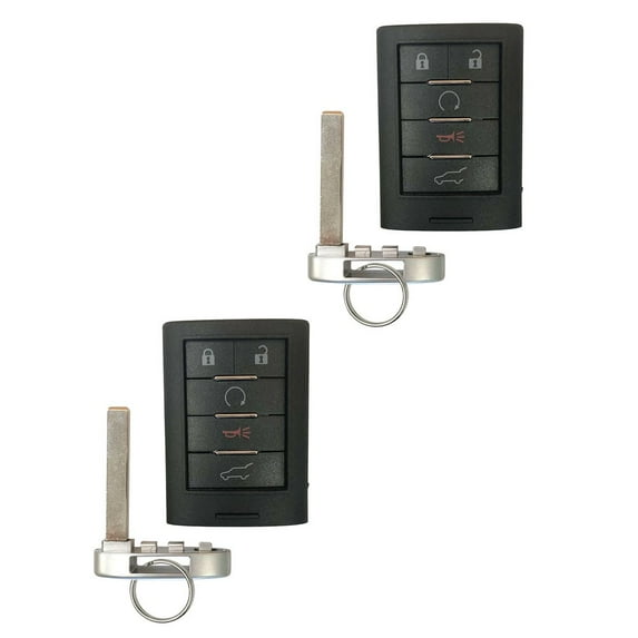 2 Keyless Entry Remote Car Key Fob for 2010-2015 Cadillac SRX NBG009768T 315Mhz