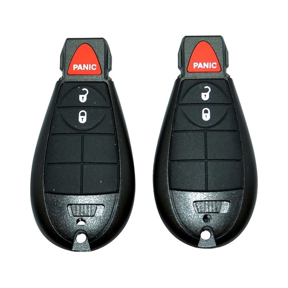 AUTOKEYMAX 2 Keyless Entry Remote Key Fob For 2013-2017 Dodge Ram 1500 2500 3500 GQ4-53T 433MHZ 46chip