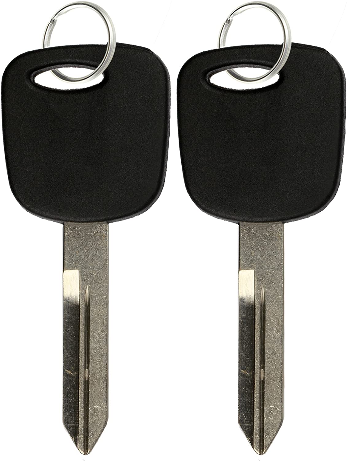 2 KeylessOption Replacement Remote Head Keys - Keyless Entry & Ignition For Chrysler Dodge Caravan Models