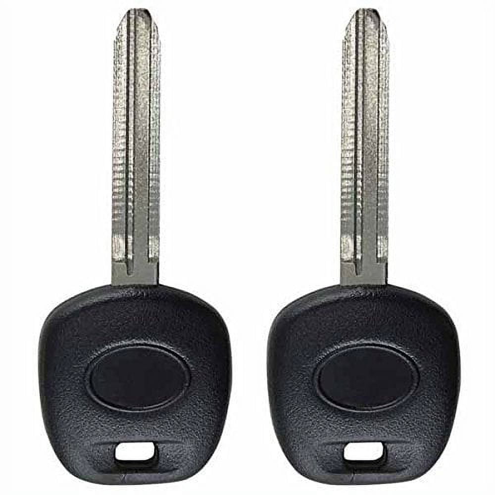 2 KeylessOption Replacement Uncut Ignition Chipped Key Transponder