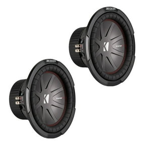 (2) Kicker 43CWR104 Comp R Car Audio Suwboofer Dual 4 Ohm 10" Sub CWR10 Pair