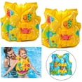 2 Kids Swim Vest Float Inflatable Life Jacket Safe Beach Pool Fun