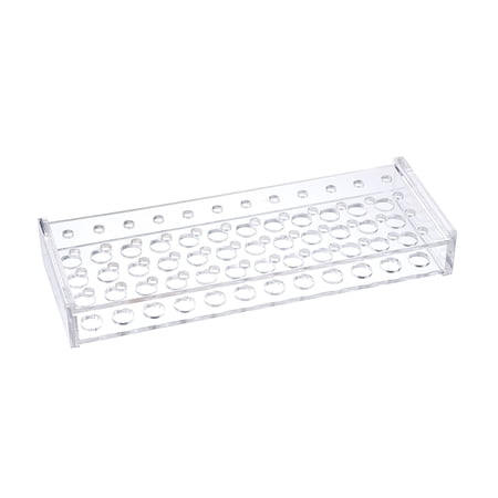 2 Kind of Test Tube Rack Acrylic, 48-Well Clear for 1.5ml, 2ml