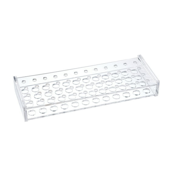 2 Kind of Test Tube Rack Acrylic, 48-Well Clear for 1.5ml, 2ml