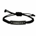 thumbnail image 1 of 2 Kings 21 14 Bracelet 2 Kings 21:14 Gift Bible Verse Scripture Stainless Steel Bracelet, 1 of 3