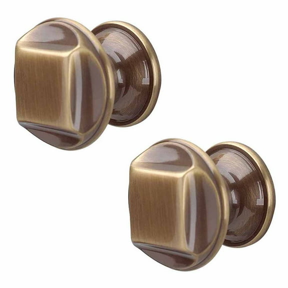 2 Kitchen Cabinet Knob Antique Brass 1 1/4" Dia |Renovators Supply