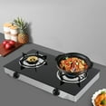 thumbnail image 1 of 2 Kitchen Outdoor Hearth Gas Stove Tabletop Gas Stove Portable Auto Ignition LPG, 1 of 1