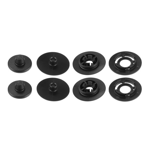 2 Kits Car Holder Retainer Compatible for Volkswagen for Audi Anti-Slip Plastic Black