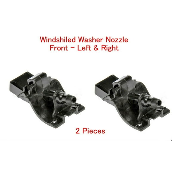2 Kits Windshield Washer Nozzle Front L/R Fits: Lexus 2007-2019