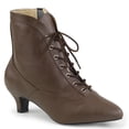 thumbnail image 1 of 2" Kitten Heel Ankle Boot - Brown Faux Leather, 16, 1 of 2