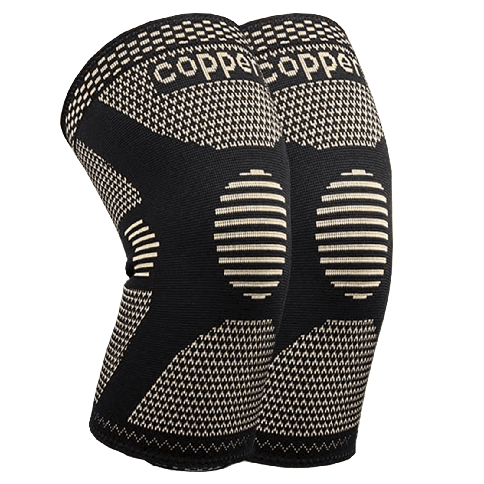 2 Knee Brace Sleeve Compression Support Sport Gym Joint Pain Arthritis ...