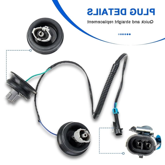 2 Knock Sensors with Wiring Harness and 2 Intake Manifold Gasket Sets, Compatible with 4.8L 5.3L 6.0L Trucks and SUVs 1999-2007, Replaces 12601822 213-3521 89060413