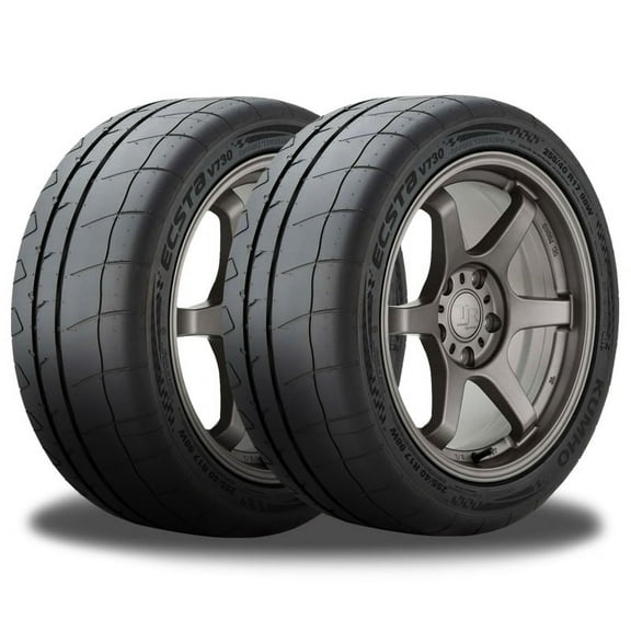 2 Kumho Ecsta V730 305/30R19 102W EXTREME Performance Summer Track Tires 200AAA 2284033 / 305/30/19 / 3053019