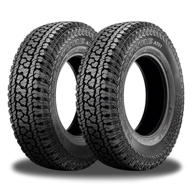 2 Kumho Road Venture AT51 LT 305/70R16 124/121R E/10 All Terrain 3PMSF ...