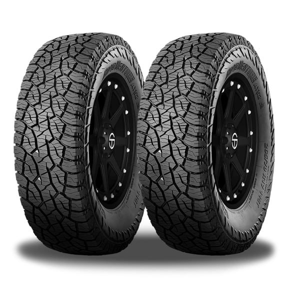 2 Kumho Road Venture AT52 265/70R17 121S 10 PLY All Terrain Truck SUV 3PMSF Tire 2283723 / 265/70/17 / 2657017