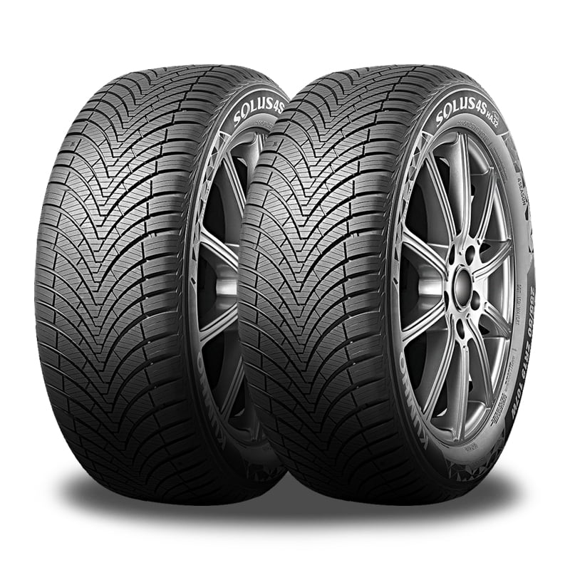 Kumho Tire 2 Kumho Solus 4S HA32 195/55R16 91V All Weather Season Snow Ready 60K Warranty 2360203 / 195/55/16 / 1955516 Simolary simolary.com