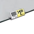 thumbnail image 1 of 2” L x 7/8" H Plastic Label Sign Holder Clip for Glass Shelf - 50 Pack, 1 of 5