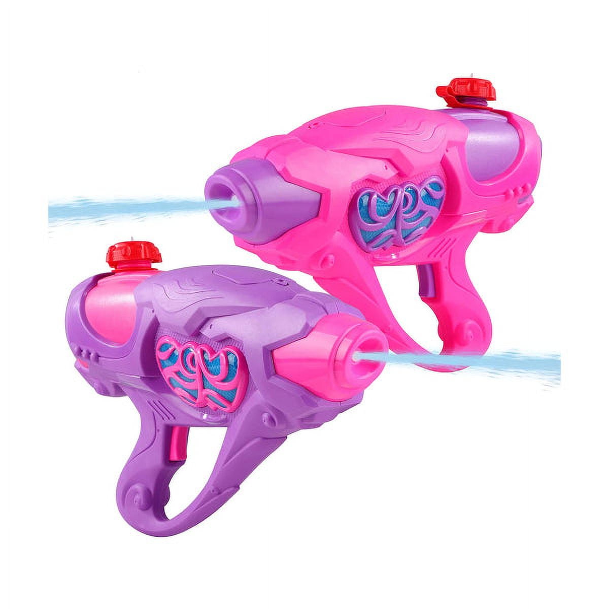 2 LARGE PINK PURPLE WATER BLASTERS