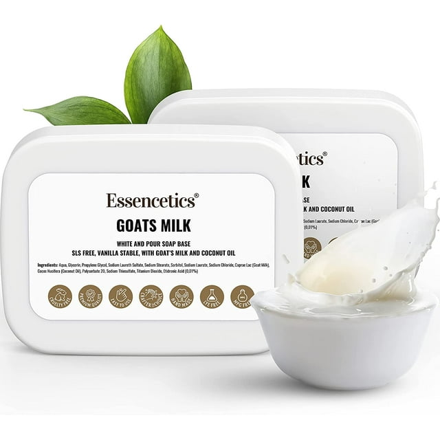 2 LB Goats Milk Soap Base for Soap Making Melt and Pour Soap Base