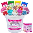 thumbnail image 1 of 2 LB Large Bulk Glassy Clear Slime Bucket Toy for Kids, Premade Crystal Slime Pack , Add-Ins and Charms, Sensory Toy Bulk Slime Kit for Girls Ages 7-12, Summer Fun Basket Filler, 1 of 8