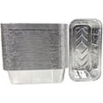 thumbnail image 1 of Disposable Aluminum Foil Loaf Pans 2 lb – Baking Pans for Bread & Cakes, No Lids, 10 Ct, 1 of 3