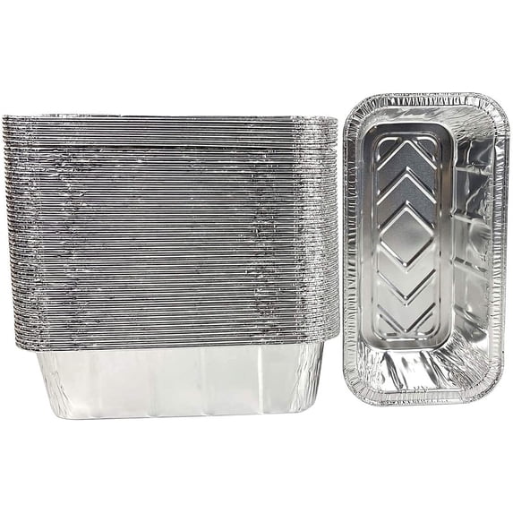 Disposable Aluminum Foil Loaf Pans 2 lb – Bread & Cake Baking Pans, No Lids, 80 Ct