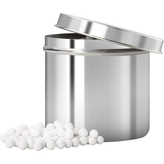 2 LBS Baking Pie Weights  Ceramic Pie Crust Weights 10mm Reusable Natural Ceramic Stoneware With a Stainless Steel Cans