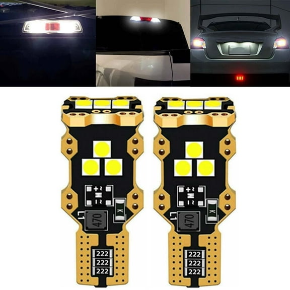 2 LED Reverse BackUp Light Bulb 921 912 T15 W16W 906 916 Super White 6000K Auto