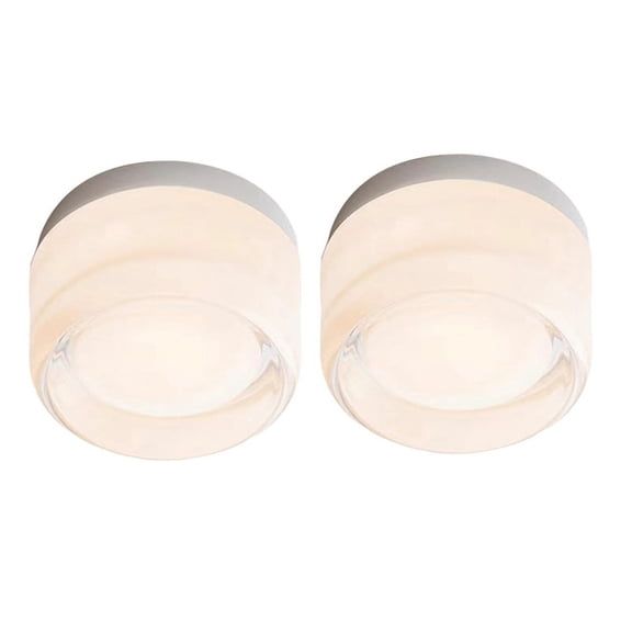 2 LED Wall Lamps Living Room Modern LED Wall Lamp Nordic Luxury Night Light Concave - Transparent