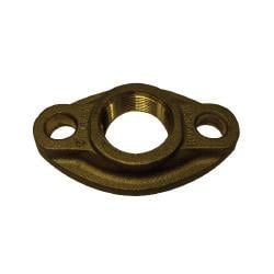 2 LF Brass Meter Oval Flange