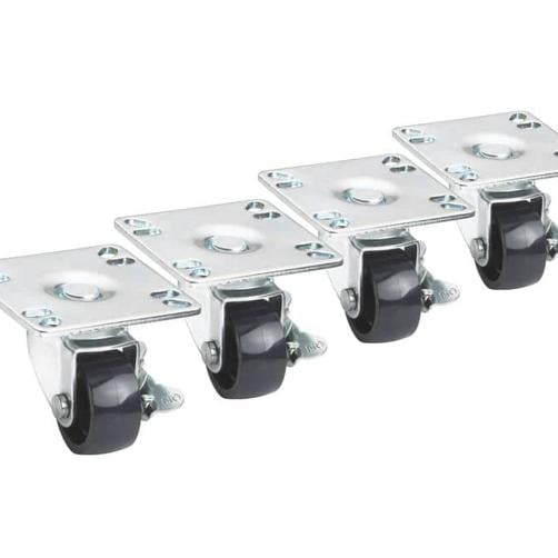 2 LOW PROFILE CASTERS FOR BOTTLE COOLERS BC-132 - Genuine OEM Replacement Part