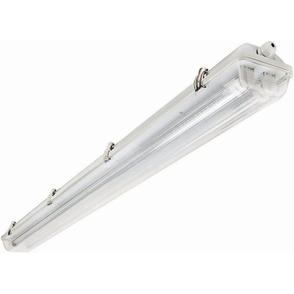 G3C23880L2 Lamp LED Vapor Proof Fixture, UL & DLC, Clear Cover, Waterproof, IP65, 120-277v, Garage Lighting, Car Wash, Warehouse, Walk in Freezer, Bulbs Sold Separately
