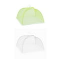 2 Large PopUp Mesh Screen Protect Food Cover Tent Dome Net Umbrella Picnic