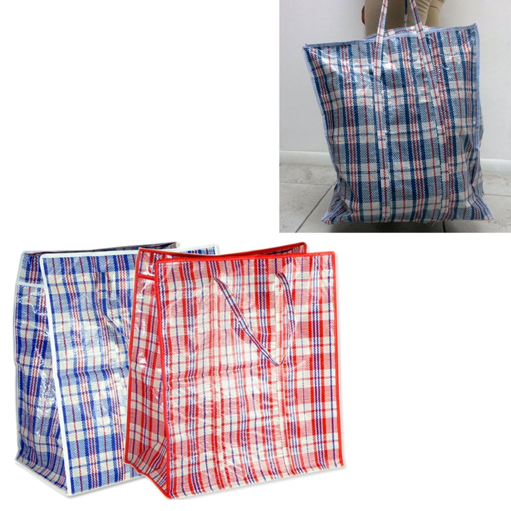 2 Large Tote Storage Bag Shopping Groceries Laundry Organizing 21