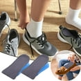 2 Layer Height Increase Insoles Silicone Heel Cushion Inserts For Men