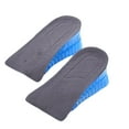 2 Layer Height Increase Insoles Silicone Heel Cushion Inserts For Men