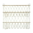 thumbnail image 1 of 2 Layer Stuffed Animal Net Hammock Wall Hanging Handmade Boho Macrame Toy Hammock Organizer Holder Display Hanging Plush Toy Net for Stuffed Animal Storage(29.9"H x 31.5"W), 1 of 4