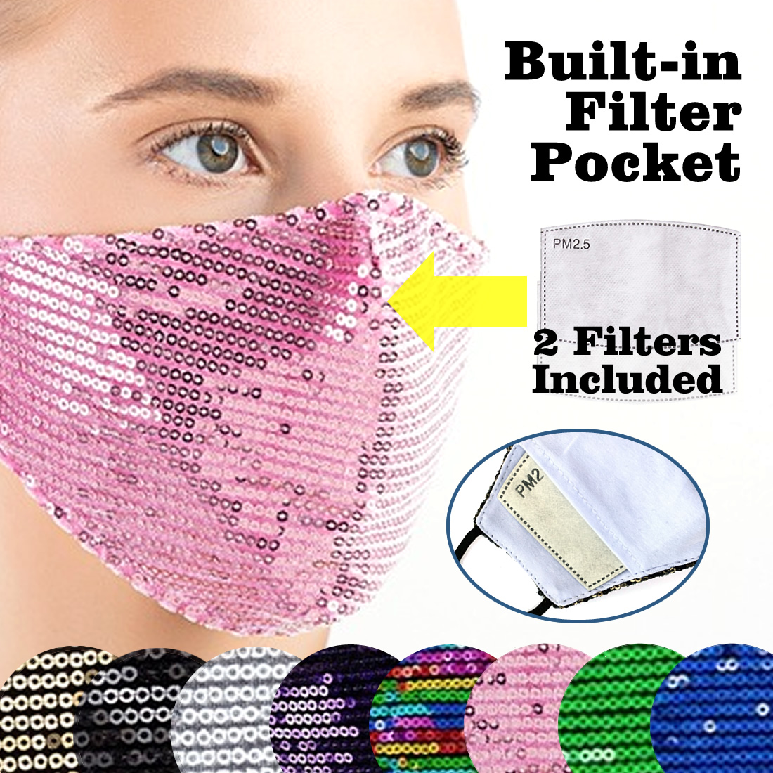 pink mask reusable