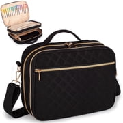TRIPGEAR 2 Layer Large Bible Carrying Case for Women, Church Bag with Handle, Shoulder Strap and Storage Pocket Protector