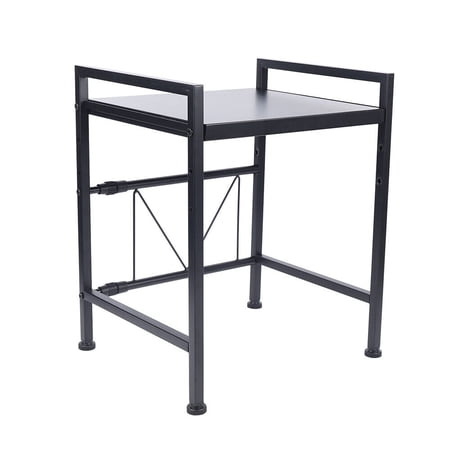 2 Layers Countertop Microwave Oven Shelf Kitchen Storage Rack Adjustable