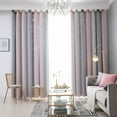 thumbnail image 1 of 2 Layers Stars Gradient Starry Tulle & Blackout Curtains Drape for Boys Girls Room Decor, 1 of 8