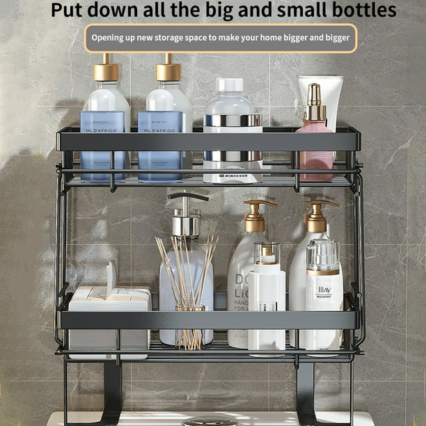 2 Layers Storage Shelf over Toilet Bathroom Storage Shelf above Toilet