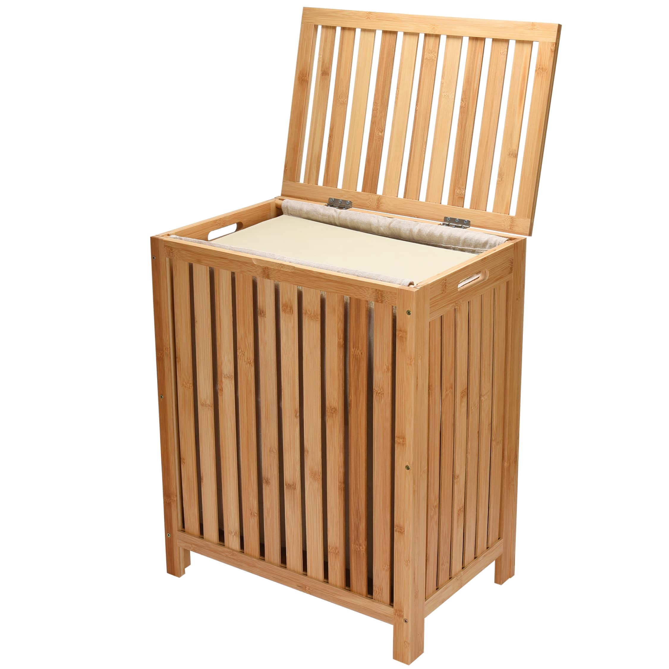 Eleoption Foldable Laundry Basket Bag - 38x71cm, 600D Oxford Waterproof, Collapsible With Handles, Blue - View #12