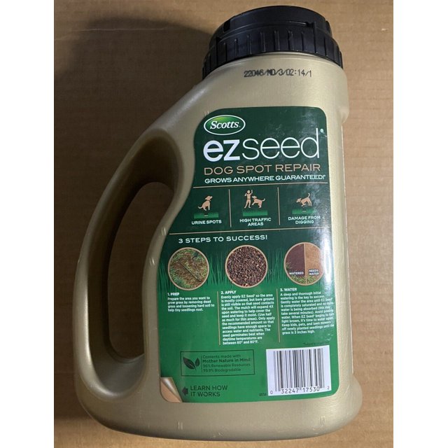 2 Lbs. EZ Seed Dog Spot Repair Sun and Shade Grass Seed and Mulch