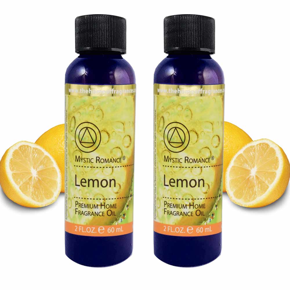 2 Lemon Citrus Scent Aroma Therapy Oil Home Fragrance Air Diffuser ...