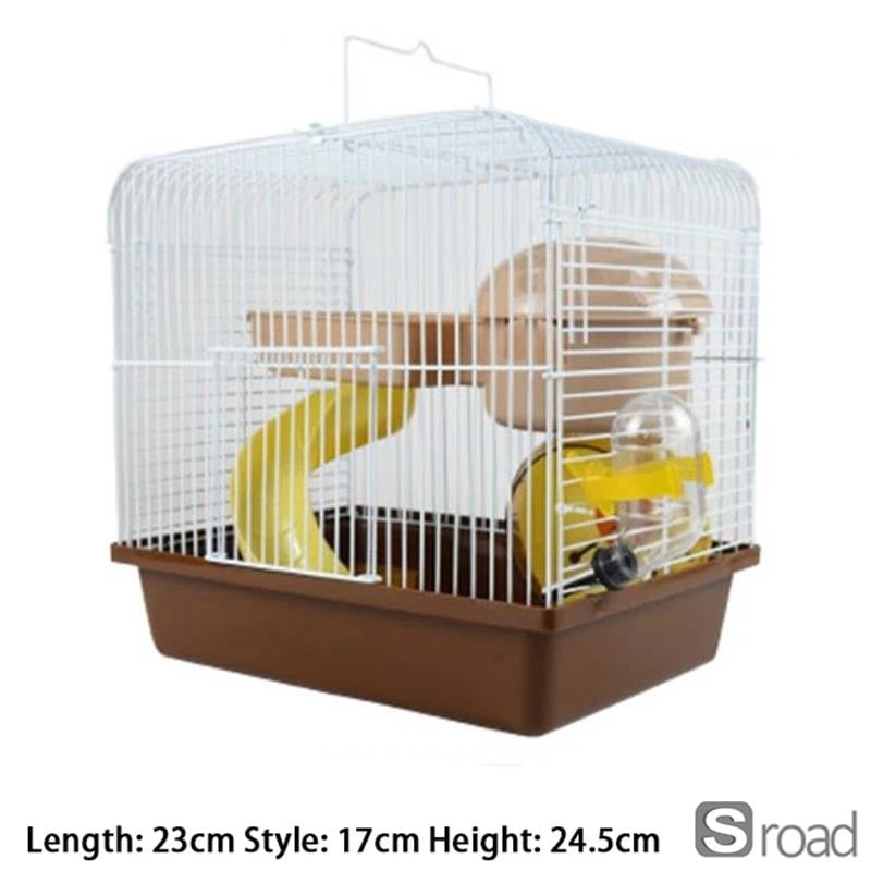 Picture of 2-Level Hamster Cage With Exercise Wheel, Double Layer Small Animal ...