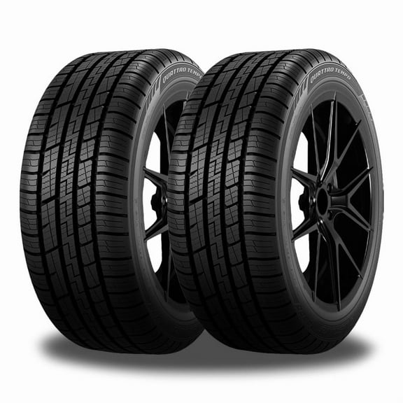 2 Lexani Quattro Tempo Tour AW 185/55R15 82V All Season+Snow Certified+70K Mile LXSMQTT1555010 / 185/55/15 / 1855515